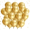 Balony lateksowe metaliczne złote 50 sztuk